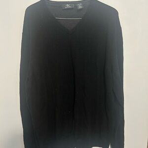 Calvin Klein Black V-Neck Sweater